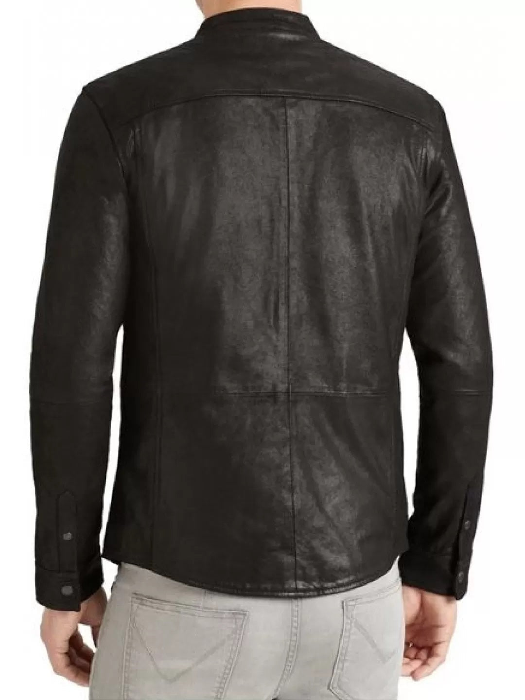 Men’s Sheep Leather Shirt – Soft Lambskin Full Sleeve Shirt