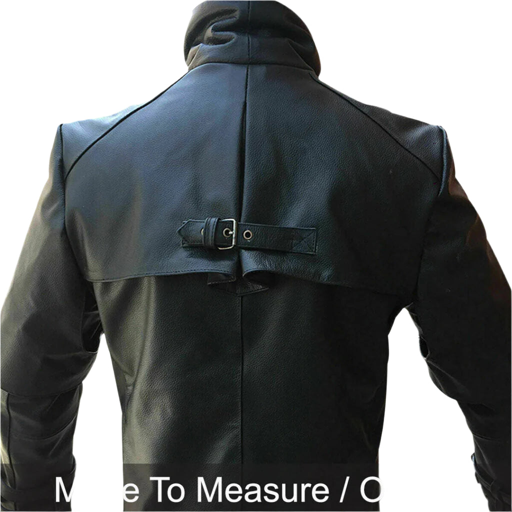 Men’s Real Leather Steampunk Duster – Van Helsing Trench Coat