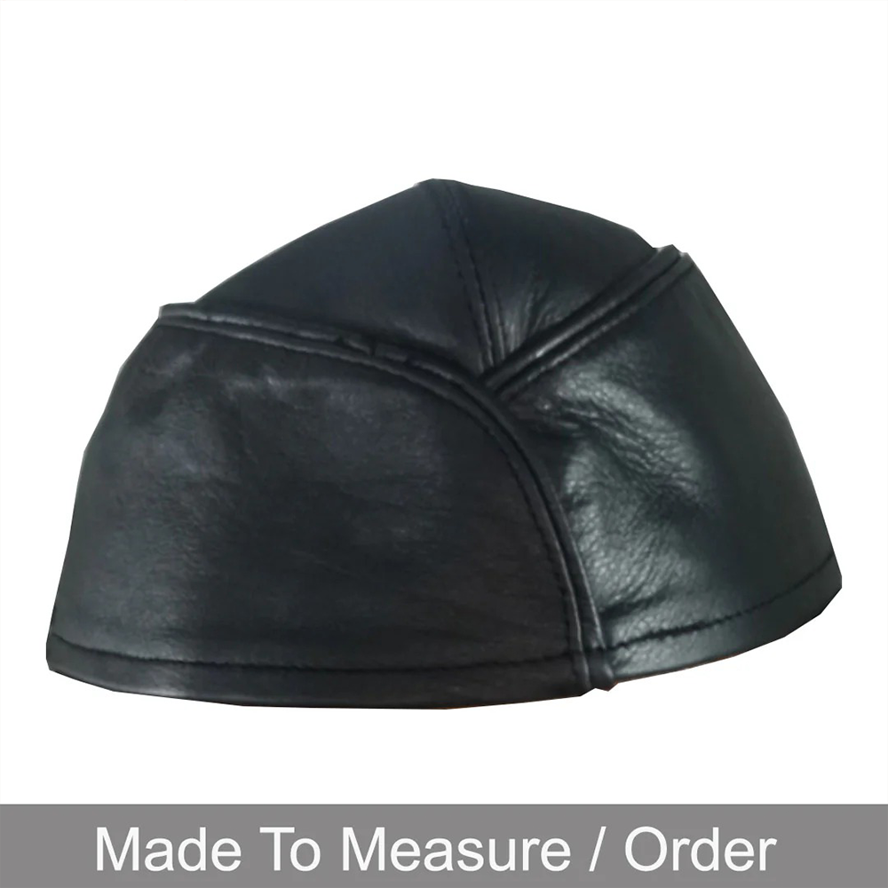 Men’s Soft Lamb Leather Cap – Handcrafted Genuine Sheep Leather Hat