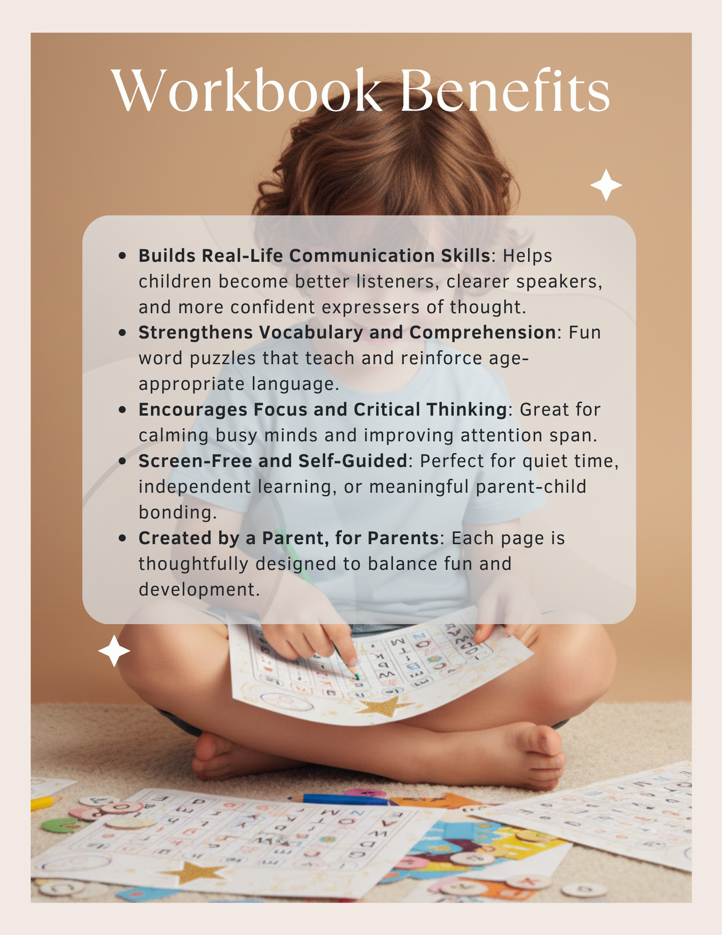 Word Puzzles Workbook – Communication Skills, Ages 8-12