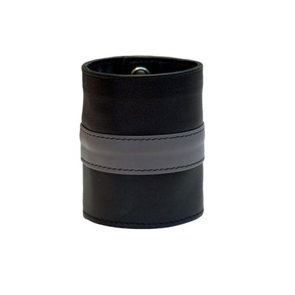 BDSM Leather Handcuffs – Colorful Master-Slave Bondage Cuffs with 3-Button Closure