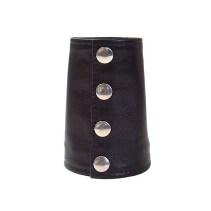 BDSM Leather Wrist Cuffs with Hidden Inner Zip Pocket – Master & Slave Restraints