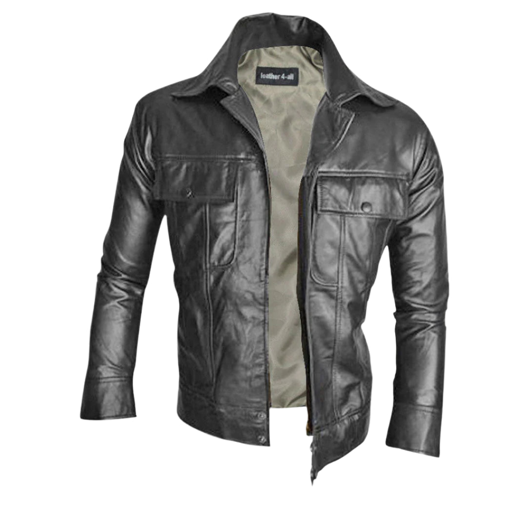 Elvis Presley Style Lamb Leather Jacket – King of Rock Replica