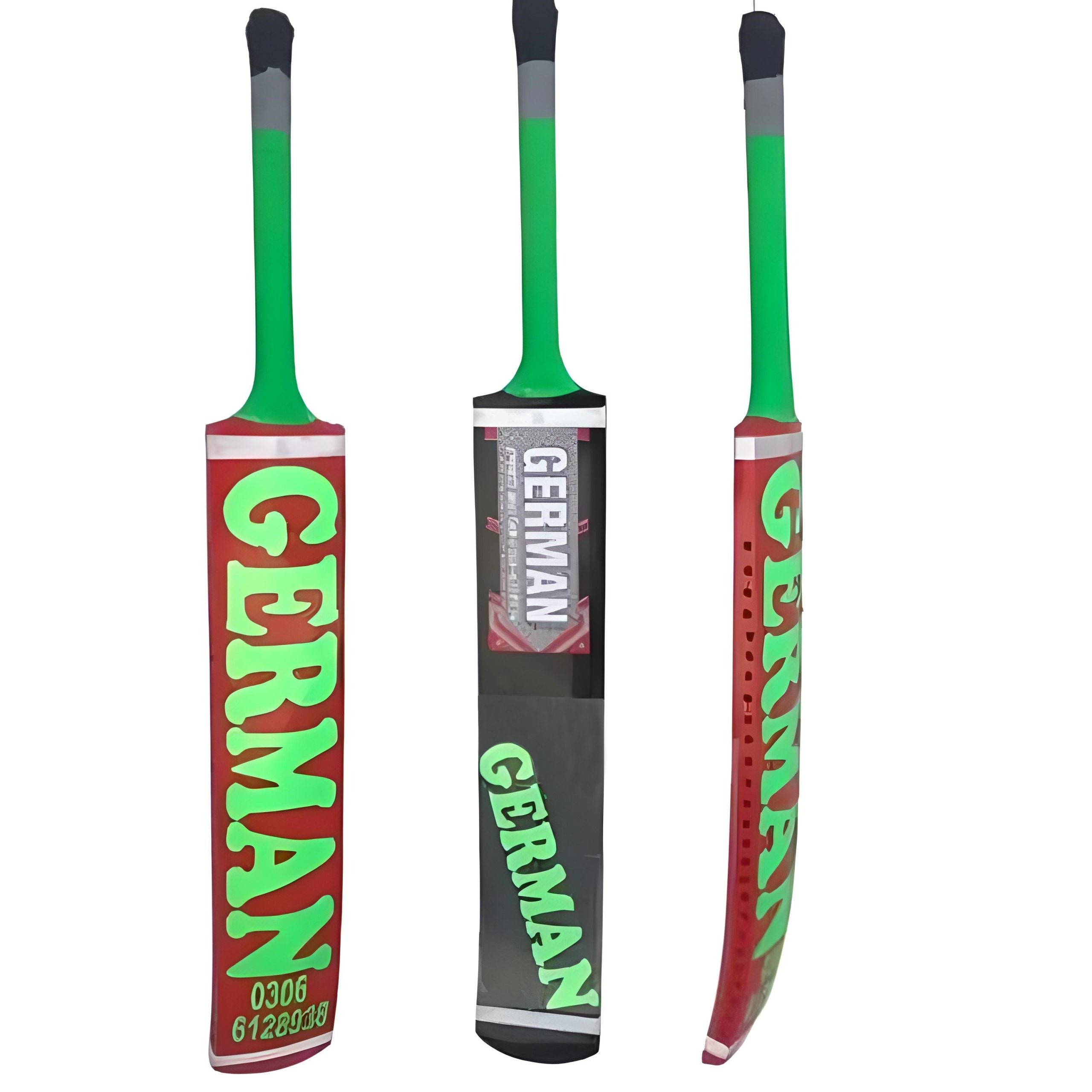 German Tape Ball Cricket Bat – Half Cane Handle for Adults & Teens