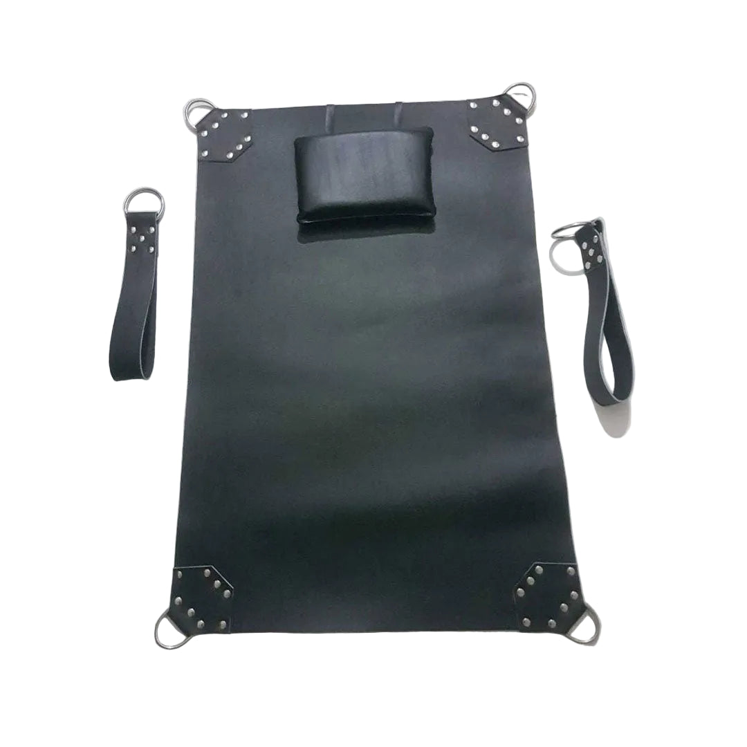 Heavy Duty Leather Sex Swing – Real Thick Cowhide Sling with Head Cushion