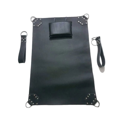 Heavy Duty Leather Sex Swing – Real Thick Cowhide Sling with Head Cushion