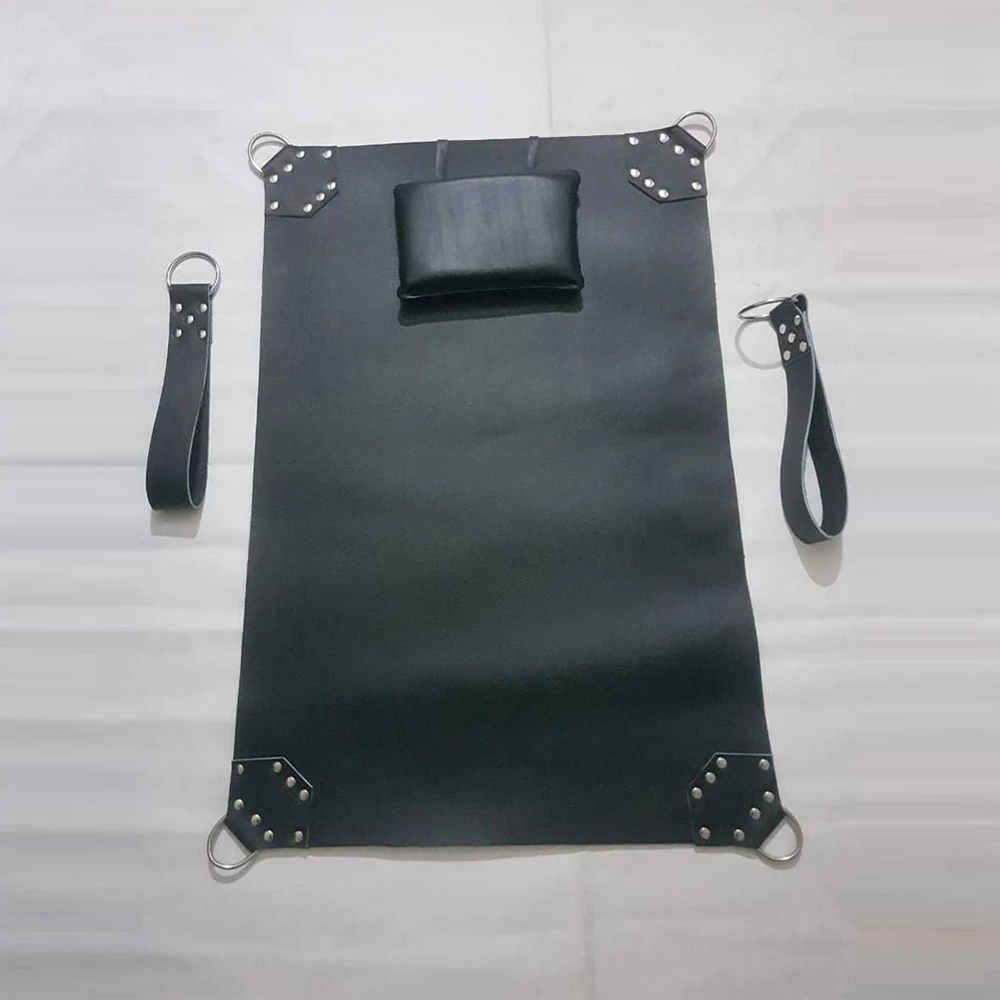 Heavy Duty Leather Sex Swing – Real Thick Cowhide Sling with Head Cushion