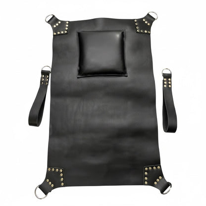 Heavy Duty Leather Sex Swing – Real Thick Cowhide Sling with Head Cushion