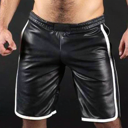 Men’s Lamb Leather Basketball Shorts – 3 Color Sports Edition