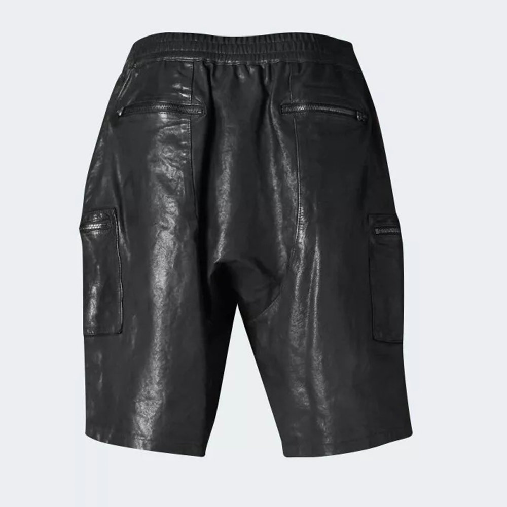 Men's Real Lamb Leather Shorts/Sports Shorts/ Casual Wear