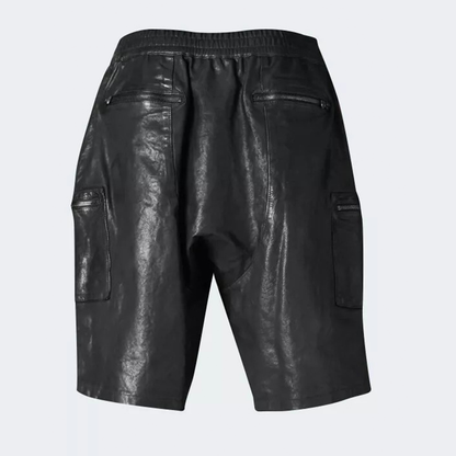 Men's Real Lamb Leather Shorts/Sports Shorts/ Casual Wear