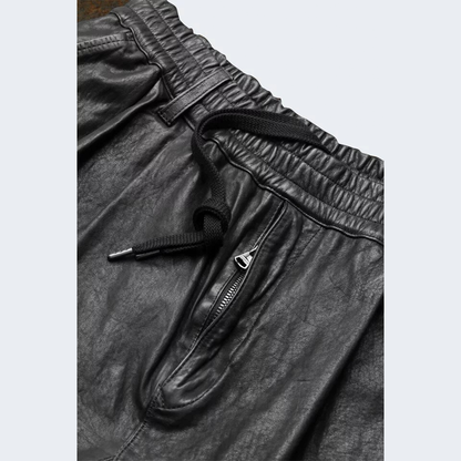 Men's Real Lamb Leather Shorts/Sports Shorts/ Casual Wear
