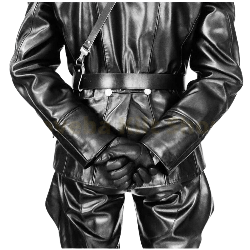 Men’s Cowhide Classic Leather BLUF Shirt Jacket
