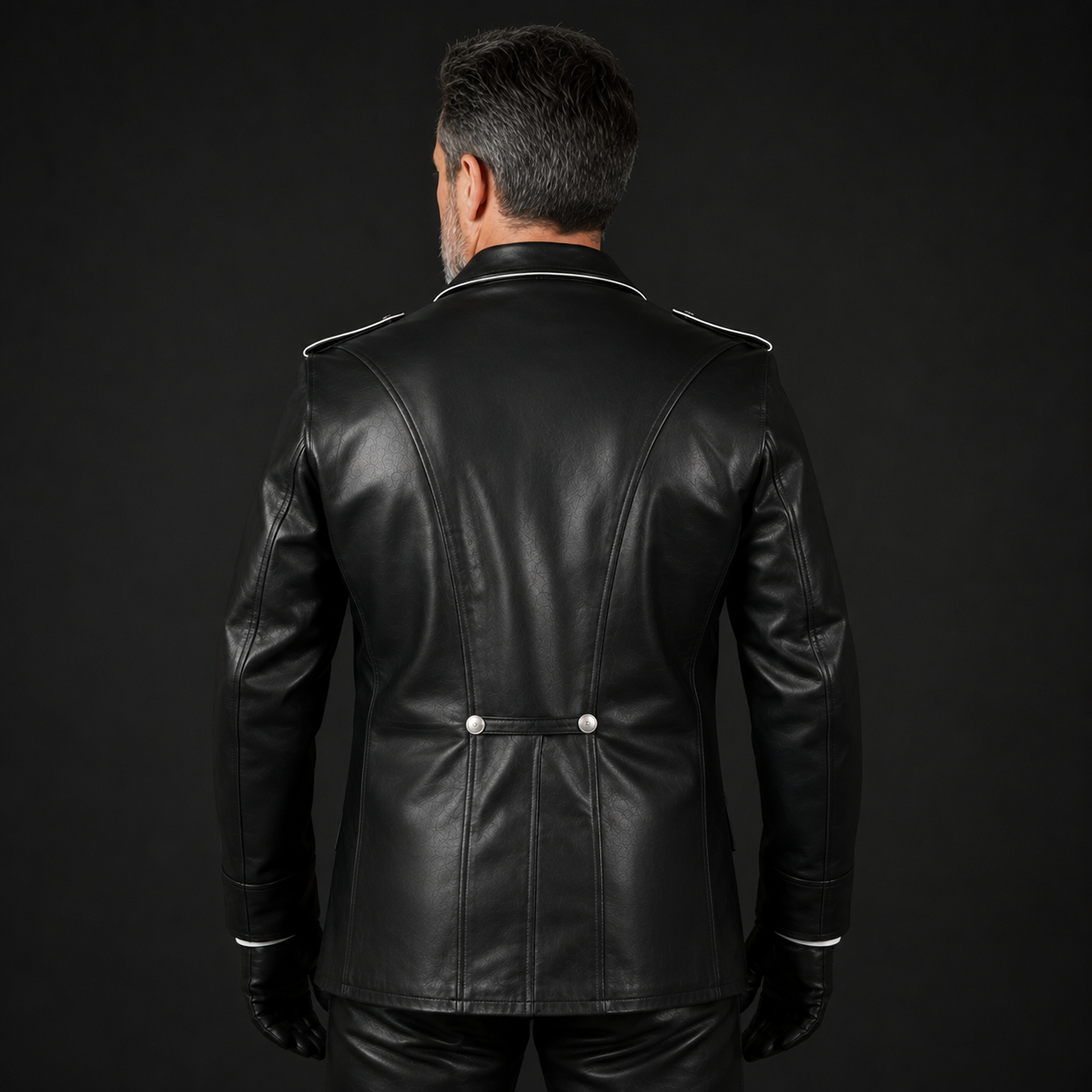 Herren BLUF Hemdjacke aus Rindsleder