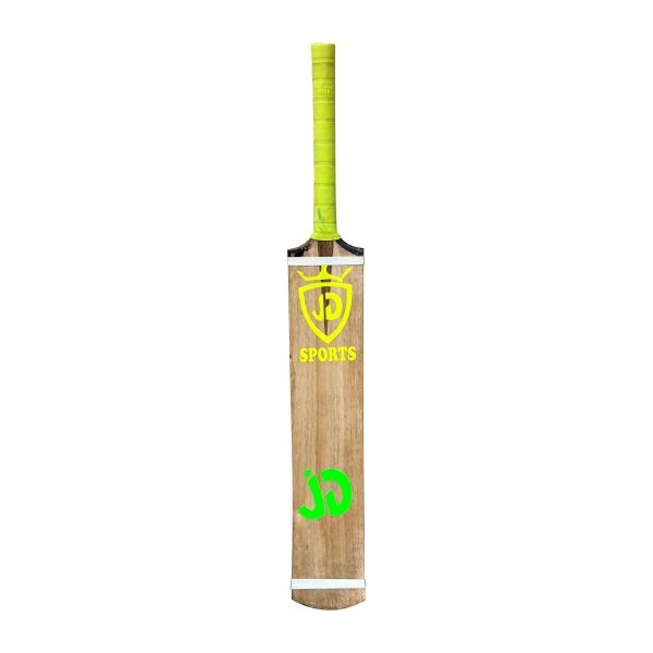 JD Original Coconut Wood Tape Ball Cricket Bat – Black Finish
