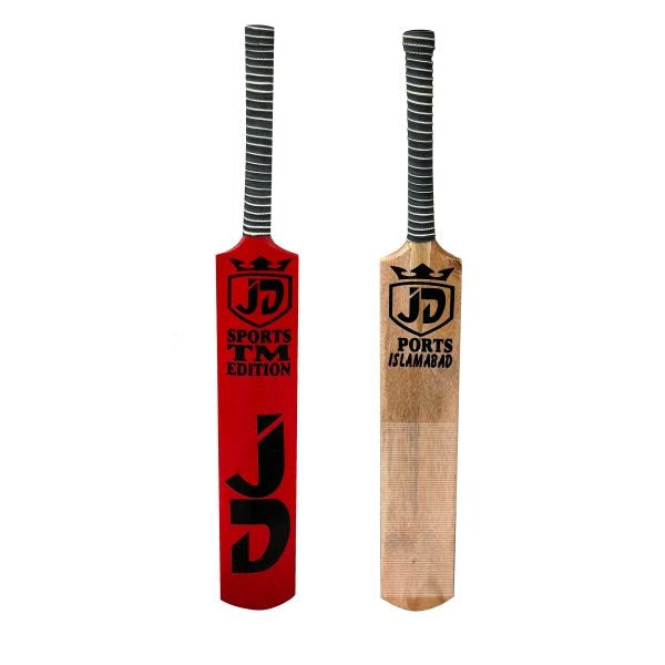 Coconut Wood Red Tape Ball Cricket Bat – Durable & Lightweight
