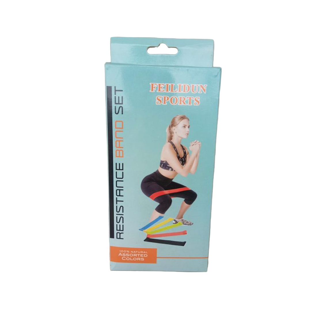 Premium Yoga Resistance Bands Set – 5 Strength Levels for Full-Body Workouts