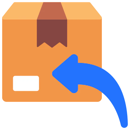Product return icon – ShopBasix easy returns