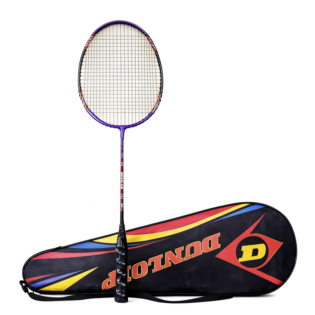 Pack of 9 Badminton Equipment Set – Stainless Steel Rackets, Nylon Shuttlecocks & Net