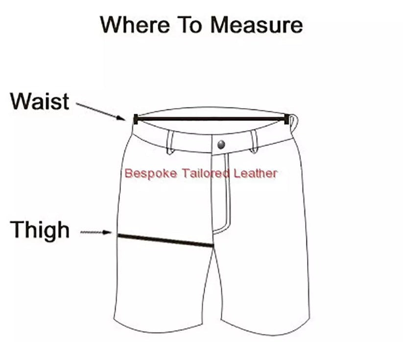 Men's Lamb Leather Shorts with Elastic Waist & Zipped Pockets – 5 Color Options