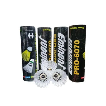 Eminent PVC Badminton Shuttles – Pack of 6