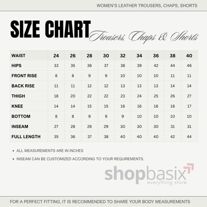 Women's Lace-Up Lambskin Leather Slim Fit Pants – Made to Order