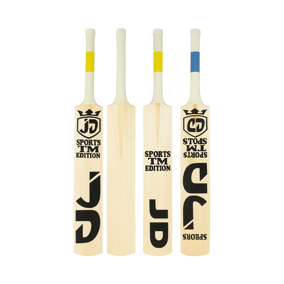 Premium Wood Tape Ball Cricket Bat Set – Half Cane Handle (4 Bats)