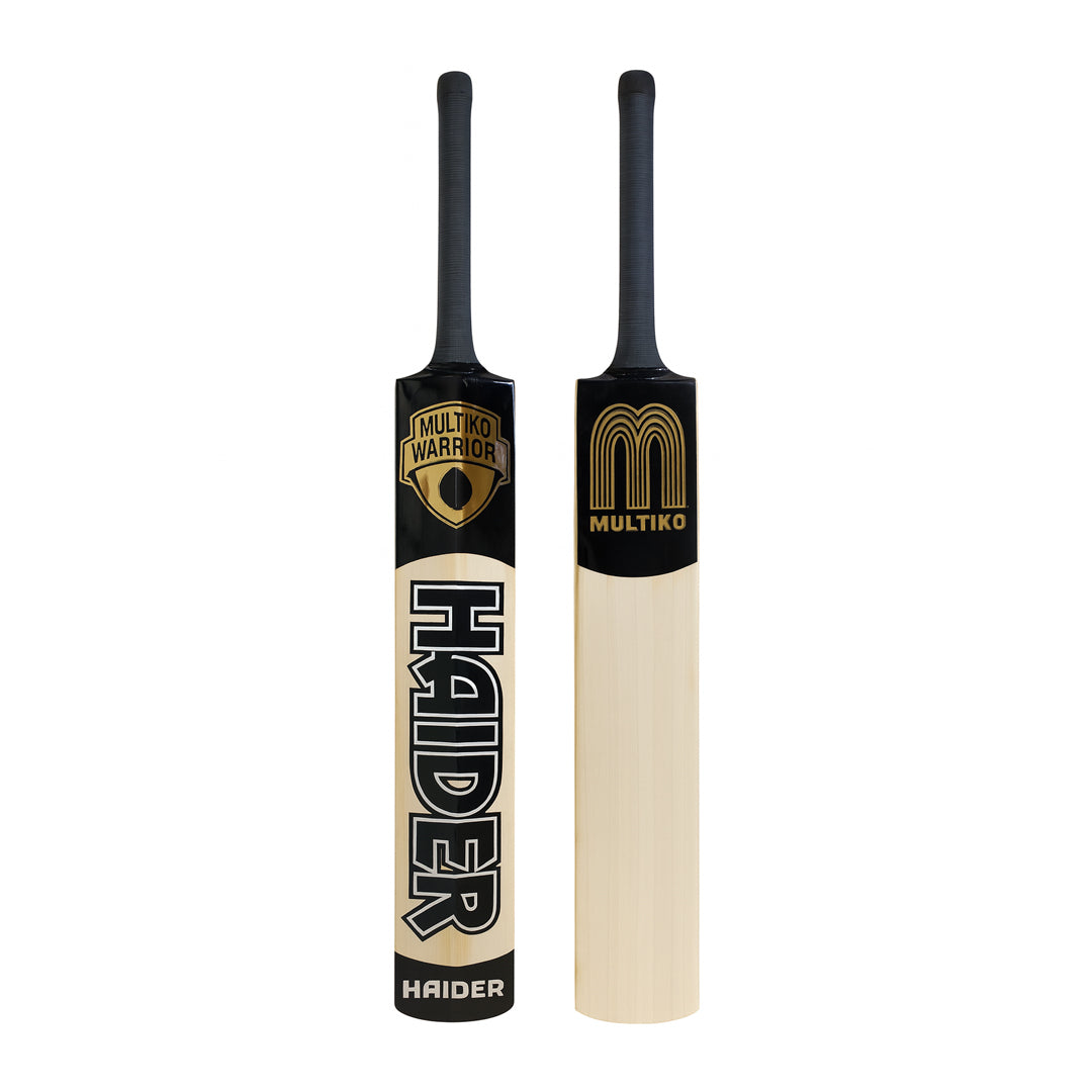 Multiko Rawalakot Wood Full Cane Handle Tape Ball Cricket Bat – Powerful 5 Inch Blade