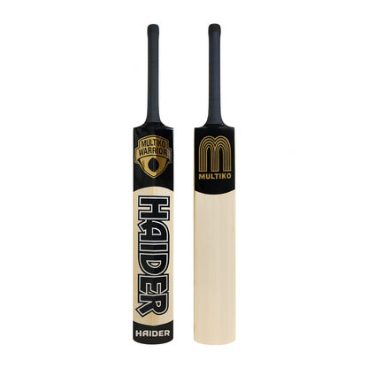 Multiko Rawalakot Wood Full Cane Handle Tape Ball Cricket Bat – Powerful 5 Inch Blade